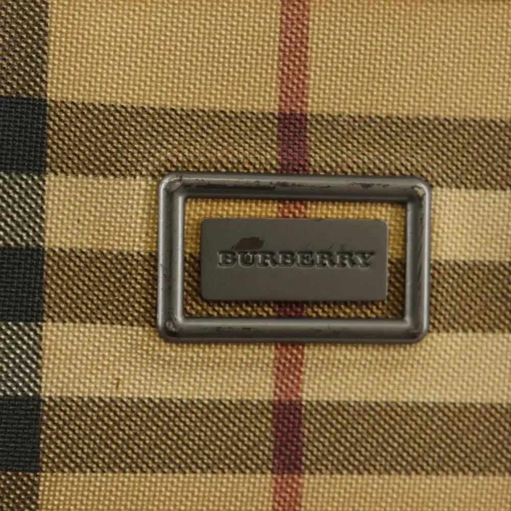Burberry Nova Check Coated Canvas Tote Beige